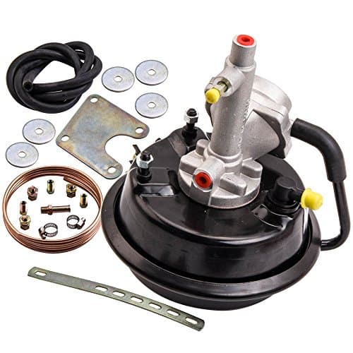 Image of maXpeedingrods VH44 Remote Brake Booster & Bracket Mounting Kit for 4 wheel Drum Brake