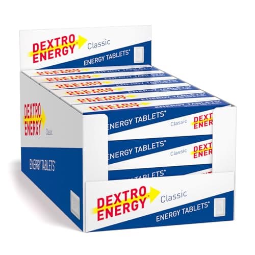 Image of Dextro Energy Classic Tablets Fast Acting Carbohydrates For A Quick Burst Of Glucose Ideal On the Go Vegan 47g (Pack of 24)