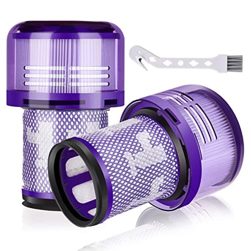 Image of Leadaybetter 2 Pack Replacement Filter for Dyson V12 Detect Slim Animal Slim+ Absolute Cordless SV34, SV35 Vacuum Cleaner, Part No. 971517-01