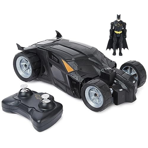 Image of DC Comics, Batman Batmobile Remote Control Car, Easy to Drive, Compatible with Batman Figures, Kids’ Toys for Boys and Girls Aged 4 and Up