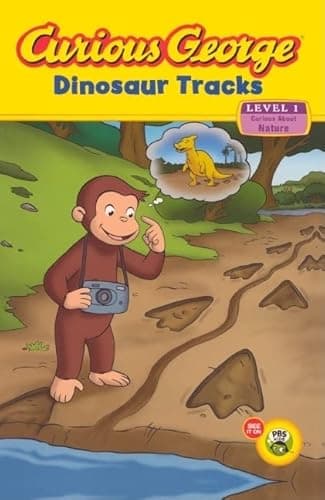 Image of Curious George Dinosaur Tracks (Curious George, Level 1 Nature)
