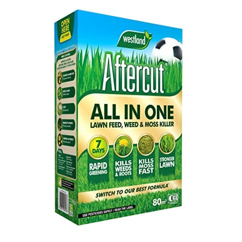 Image of Aftercut All in One Lawn Feed, Weed and Mosskiller 80m2 Box