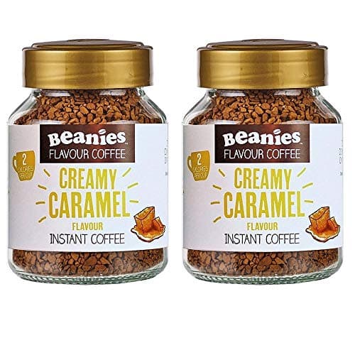 Image of Beanies Creamy Caramel Flavour Instant Coffee 50g, 2 Pack