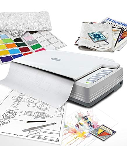 Image of Plustek OpticPro A320E - A3 CCD Flatbed Scanner, 12" x 17" scan area with 800 dpi scanning resolution. ICA & Twain Compliant. Win/Mac