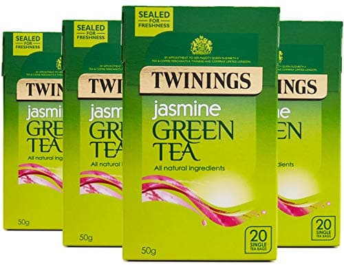 Image of Twinings Jasmine Green Tea 80 Tea Bags (Multipack of 4 x 20 Tea Bags)