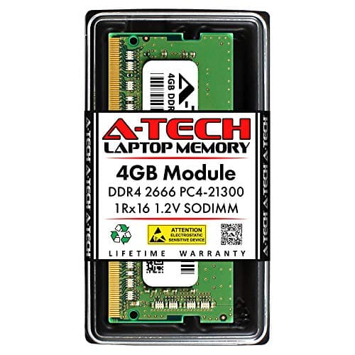 Image of A-Tech 4GB RAM Replacement for Samsung M471A5244CB0-CTD | DDR4 2666MHz PC4-21300 1Rx16 1.2V SODIMM 260-Pin Memory Module