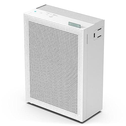 Image of COWAY Air Purifier for Home Bedroom, ECARF Quiet Mark Certified, 20 dB Sleep Mode, easy pull-out washable pre-filter for less mess, for allergy, smoke, pollen, pet, air purifiers, Airmega 150, White