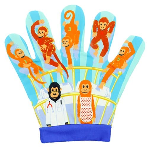 Image of The Puppet Company - Favourite Song Mitt - Five Little Monkeys Hand Puppet, PC003063