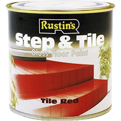 Image of Rustins Step & Tile Paint Gloss Red 250 ml RUSSTP250