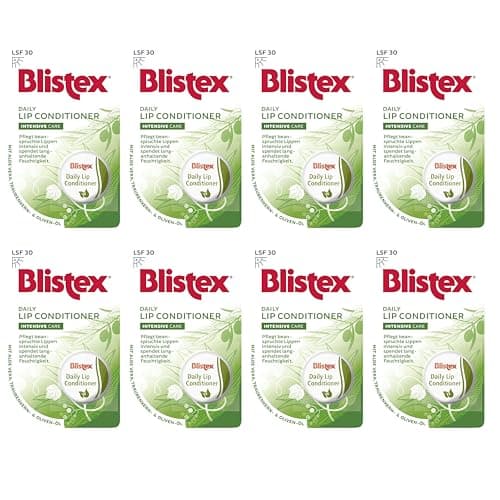 Image of Blistex Daily Lip Conditioner With SPF 15, For Lip care, 7ml (Pack Of 8), Blistex Daily Conditioner With Aloe Vera,