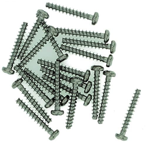Image of D3 (3mm x 6mm) Pozi Pan Screws for Plastic - Stainless Steel (A2) (Pack of 20)