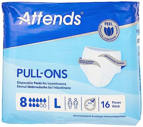 Image of Attends 207468 Pull Ons Level 8 Incontinence Pant, Large (Pack of 16)