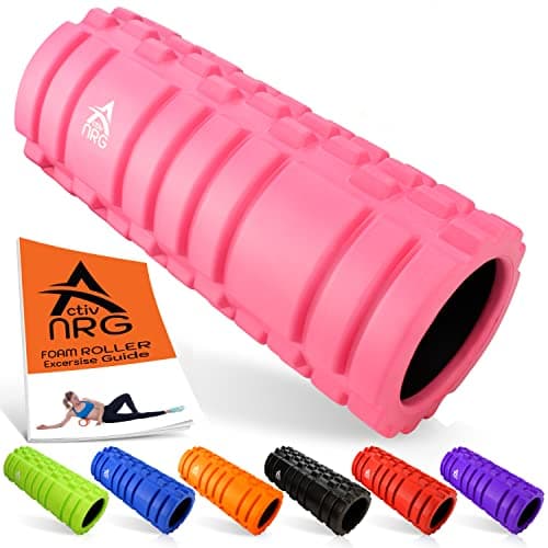 Image of ActivNRG Fitness Foam Roller for Deep Tissue Muscle Massage Trigger Point Muscles Therapy (Pink)