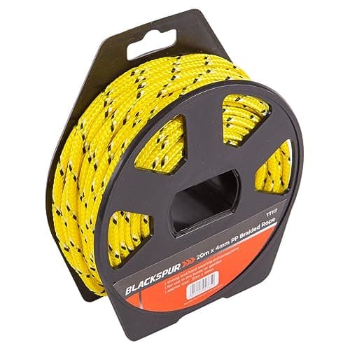 Image of Blackspur BB-TT117 20m*4mm Polypropylene Braided Rope on Reel
