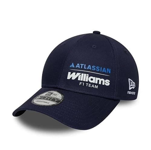 Image of New Era Williams Racing F1 Team, Official 2026 Collection, Essential Logo Baseball Cap, Hat, Adjustable, Navy Blue