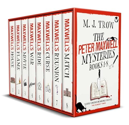 Image of THE PETER MAXWELL MYSTERIES BOOKS 1–8 eight gripping whodunnits full of twists (Cozy Crime and Murder Box Sets)