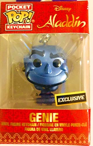 Image of Aladdin - Genie Metallic Pocket Pop! Keychain