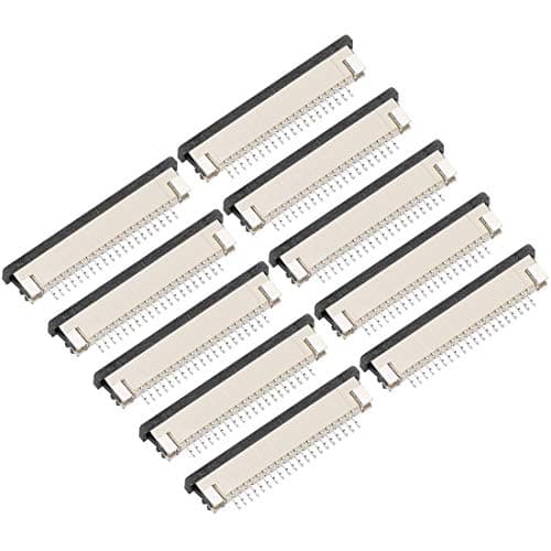 Image of sourcing map FFC/FPC Connector 20Pin Pitch 1.0mm Bottom Contact Pick Drawing Socket 10Pcs