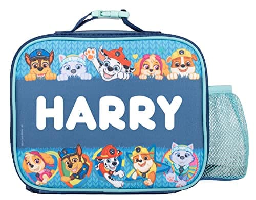 Image of Paw Patrol Personalised Children's Lunch Bag - Insulated School Lunch Box for Boys & Girls Nursery