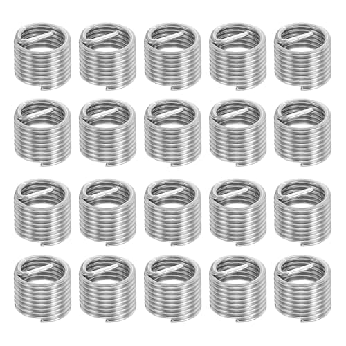 Image of PATIKIL Wire Thread Inserts 5/16-24 UNF 1.5D 11.8mm, 20Pcs 304 Stainless Steel Helical Coiled Wire Screw Threaded Sleeve Sheath for Mechanical Equipment Automotive Repairs