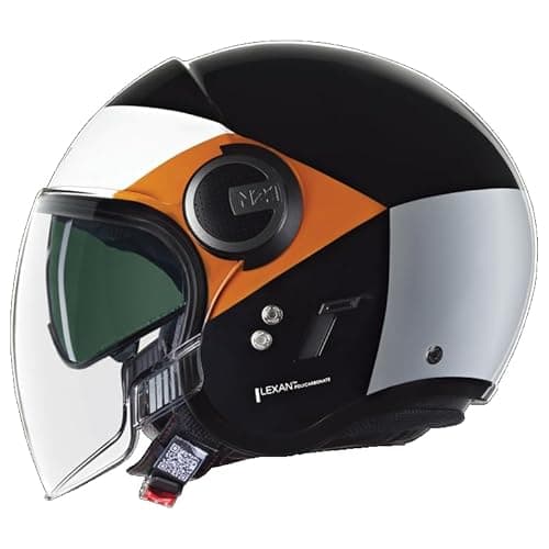 Image of Nolan N21 Visor 06 Onirico Jet Helmet, black/white/orange, L (60)