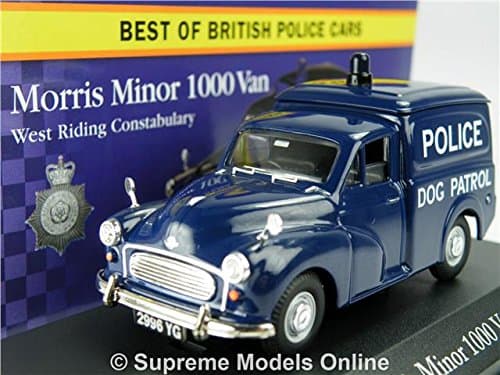 Image of MORRIS MINOR VAN MODEL WEST RIDING POLICE 1:43 SCALE CORGI VANGUARDS ATLAS T3Z