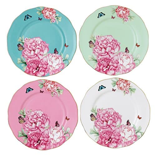 Image of Royal Albert Miranda Kerr 40001836 10cm/4inch Plate Set of 4,Multi Coloured