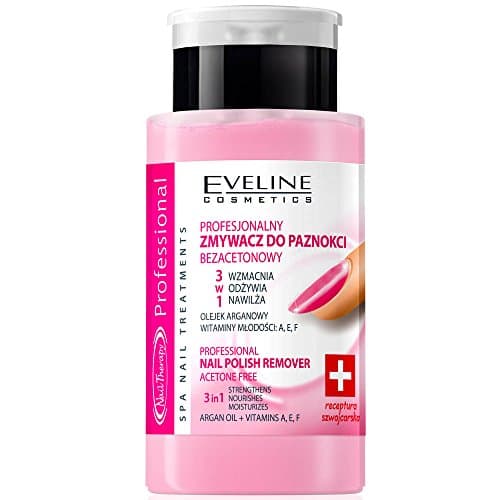 Image of Eveline cosmetics-barattolo of Nail Polish Remover Acetone, 190 ml