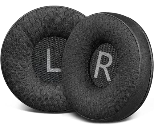 Image of SOULWIT 60mm Ear Pads Replacement for Plantronics HW510/HW520, Audio 310/345/476/628, Earpads for Poly Blackwire C210/C220/C310/C320/C325/C3200/C3210/C3220/C3225, Cushions with Durable Mesh Fabric