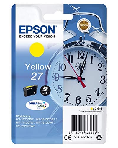 Image of EPSON Alarm Clocks Ink Cartridge for WF-3620DWF Series - Yellow