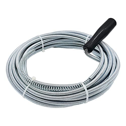Image of ONE Long Flexible Spring Drain Cleaner | Sink Drain Unblocker Wire Tools for Washbasins, Wastewater Drains, Kitchen Pipes & Other Plumbing Fixture | Flexible Plumbing Snake (7m)