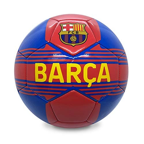 Image of FC Barcelona Football Size 4 Kids Crest Blue Official Gift