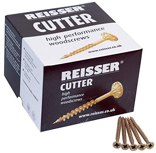 Image of Reisser Cutter WOODSCREWS 5.0 X 40MM (200) | Screws Wood Fasteners/Hardware, 200 X Qty - 8200S220500404