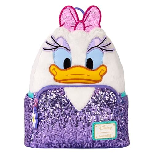 Image of Loungefly Disney Daisy Duck Plush Mini Backpack