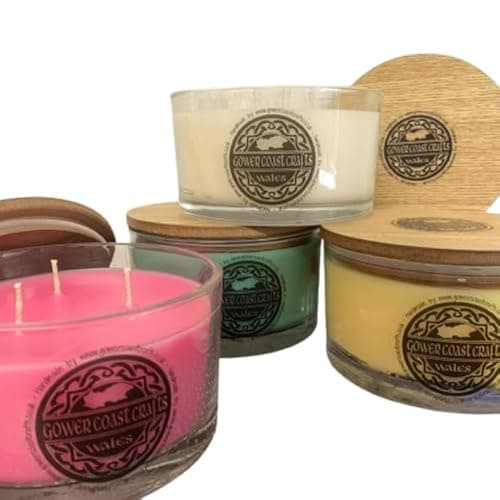 Image of Lemongrass & Ginger Handpoured Highly Scented 3 Wick Candle Jar