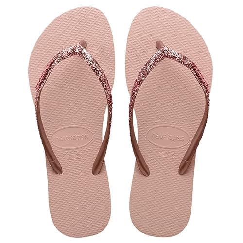 Image of Havaianas Slim Glitter Ballet Rose/Golden Blush 39/40