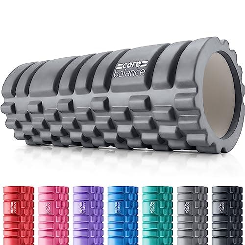 Image of Core Balance Foam Roller For Deep Tissue Muscle Massage, Trigger Point Grid Sports Massager, Fitness Gym Physio