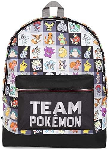 Image of Official Team Pokemon Girls Pikachu Kids Backpack Rucksack Boys School Bag