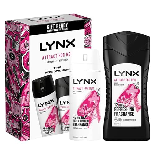Image of Lynx Attract for her The Sidekick Duo Gift Set Body Wash & Body Spray Deodorant