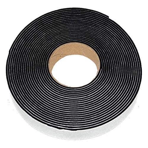 Image of Neoprene sponge rubber self adhesive strip 20mm wide x 3mm thick x 10m long - weather, noise seal
