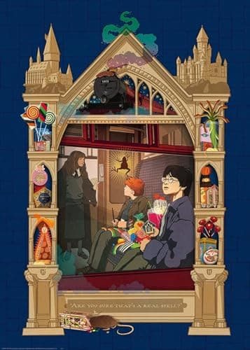 Image of Ravensburger Harry Potter On the way to Hogwarts 1000pc Jigsaw Puzzle