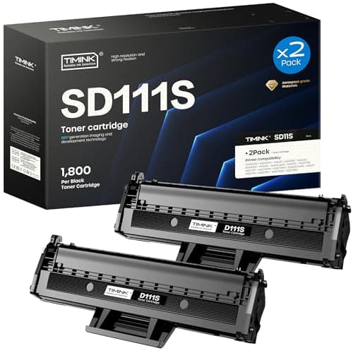 Image of Timink D111L D111S Toner Cartridges Compatible for Samsung MLT D111S MLT-D111L D111S/ELS for Xpress M2026 M2026W M2020 M2020W M2022 M2022W M2021 M2021W M2078W M2070 M2070W M2070FW M2071W(2 Black)