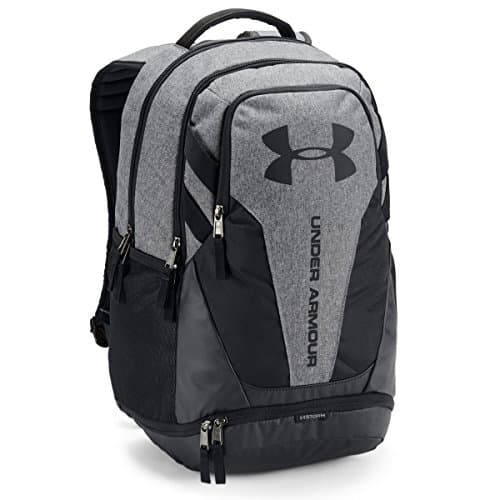 Image of Under Armour Hustle 3.0 Water Resistant Backpack, Waterproof Bag with Two Compartments and Laptop Storage, Water-Resistant Laptop Backpack