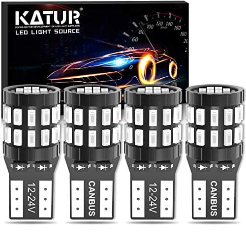 Image of KATUR 194 T10 W5W 168 LED Light Bulb Super Bright Blue 30-SMD 3014 Chips 12-24V CANBUS Error Free LED Bulbs Replacement for Car Dome Map Door Courtesy License Plate Light(Upgraded Version)
