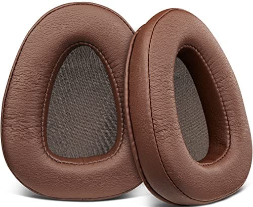 Image of SOULWIT Earpads Replacement for Skullcandy Aviator, Aviator2 (Aviator 2.0) Headphones, Ear Pads Cushions with Softer Leather, Noise Isolation High-Density Foam - Coffee