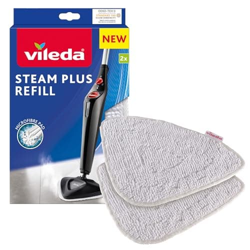 Image of Vileda Steam Mop Refill Pads, Pack of 2