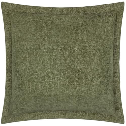 Image of Yard Dune Chenille Polyester Filled Cushion - Moss - 50x50cm