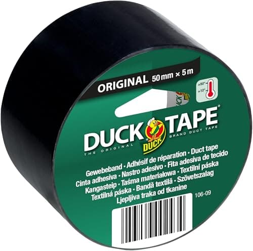 Image of Duck Original Cloth Tape 50mm x 5m Black