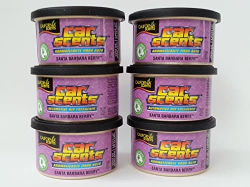 Image of California car scents - Santa Barbara berry air freshener, pack of 6