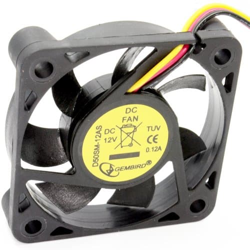 Image of Fan 50mm x 50 x 10mm 12V 0.12A Sleeve Bearing 12V 0.12A [3 pin]